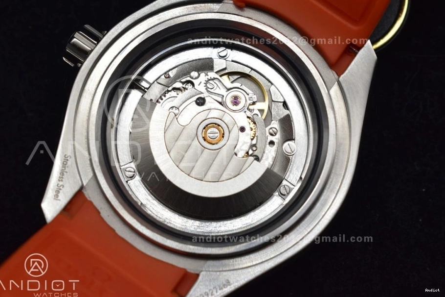 Ceramic on Best Bezel SS Deep 6000M Ultra A2824 Rubber Dial Edition Seamaster 1:1 Black Strap Gray TF Orange 1218